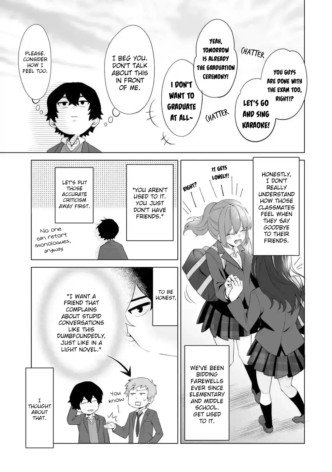 Please Leave Me Alone (For Some Reason, She Wants To Change A Lone Wolf's Helpless High School Life.) - 1 page 9-5c123650