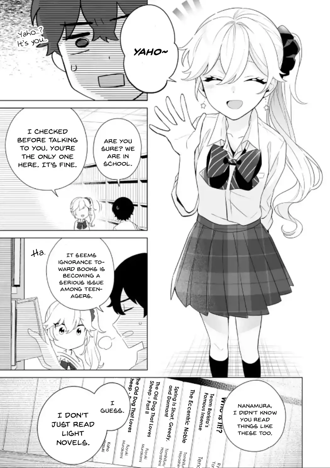 Please Leave Me Alone (For Some Reason, She Wants To Change A Lone Wolf's Helpless High School Life.) - 10 page 5-6e589941