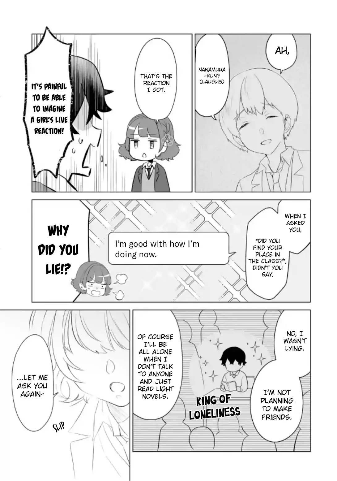 Please Leave Me Alone (For Some Reason, She Wants To Change A Lone Wolf's Helpless High School Life.) - 3 page 9-70419994