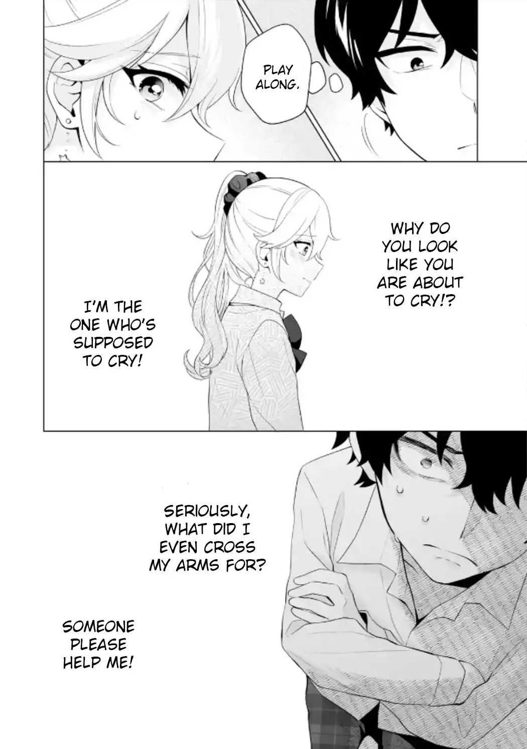 Please Leave Me Alone (For Some Reason, She Wants To Change A Lone Wolf's Helpless High School Life.) - 8 page 6-812abd3c