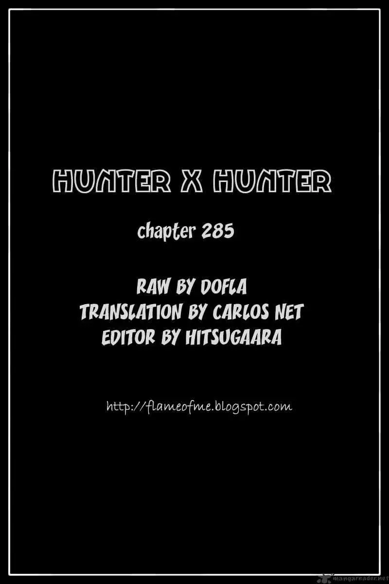 Hunter X Hunter - 285 page 16-98b7c8b9