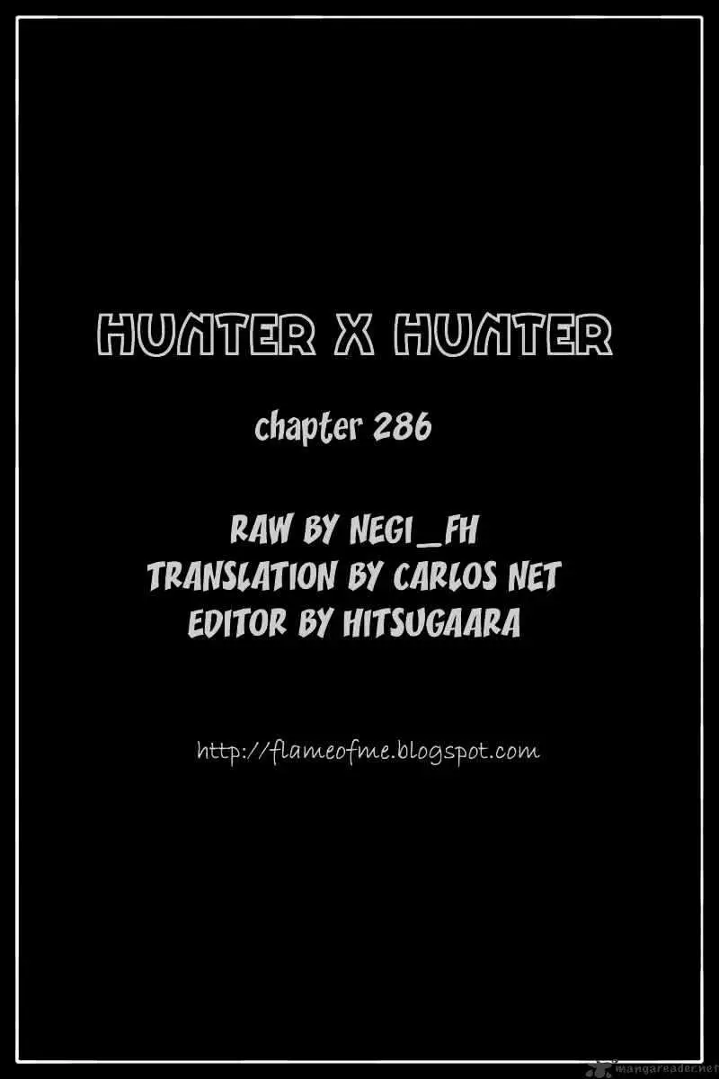 Hunter X Hunter - 286 page 20-29051134