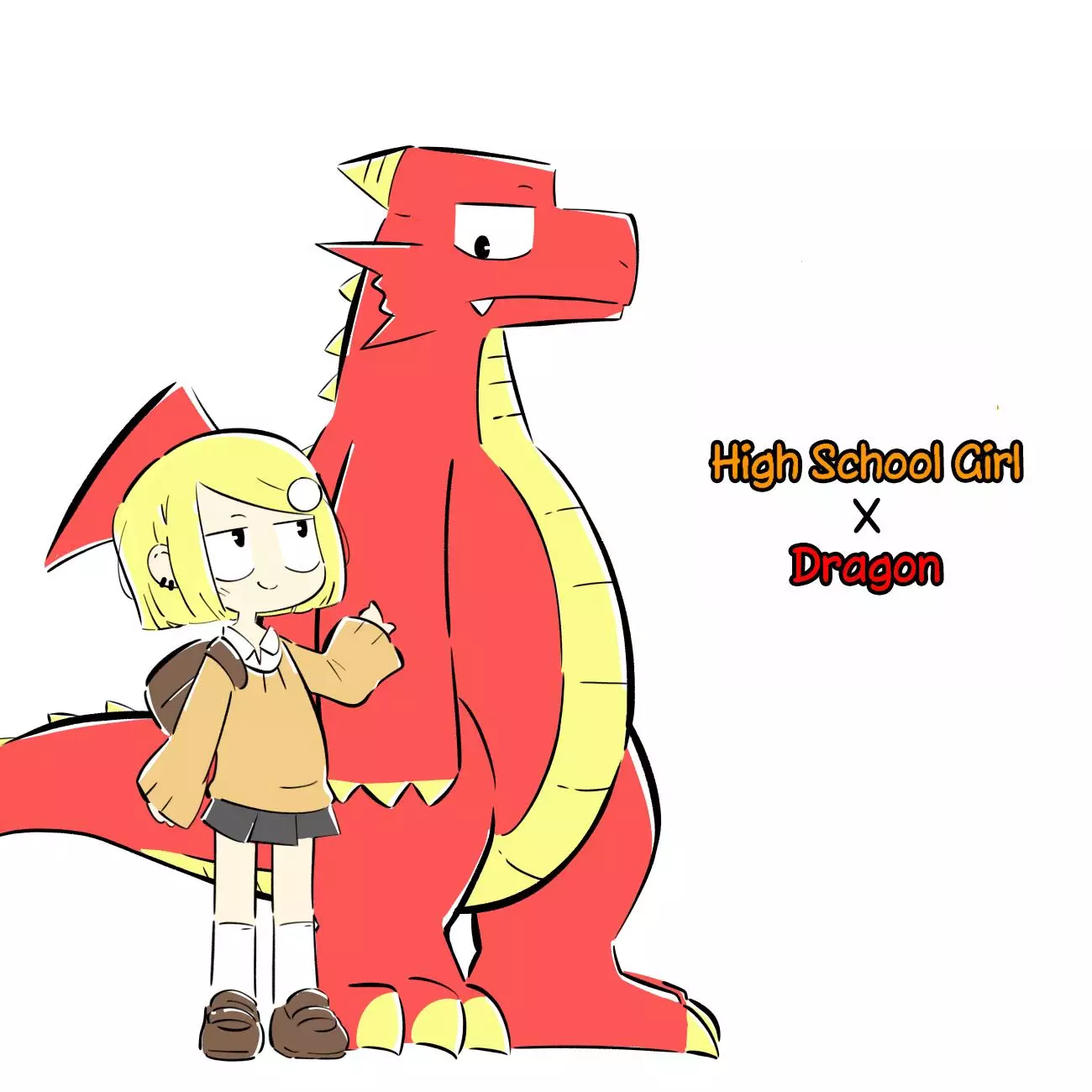 High School Girl X Dragon - 17 page 1-c43465d2