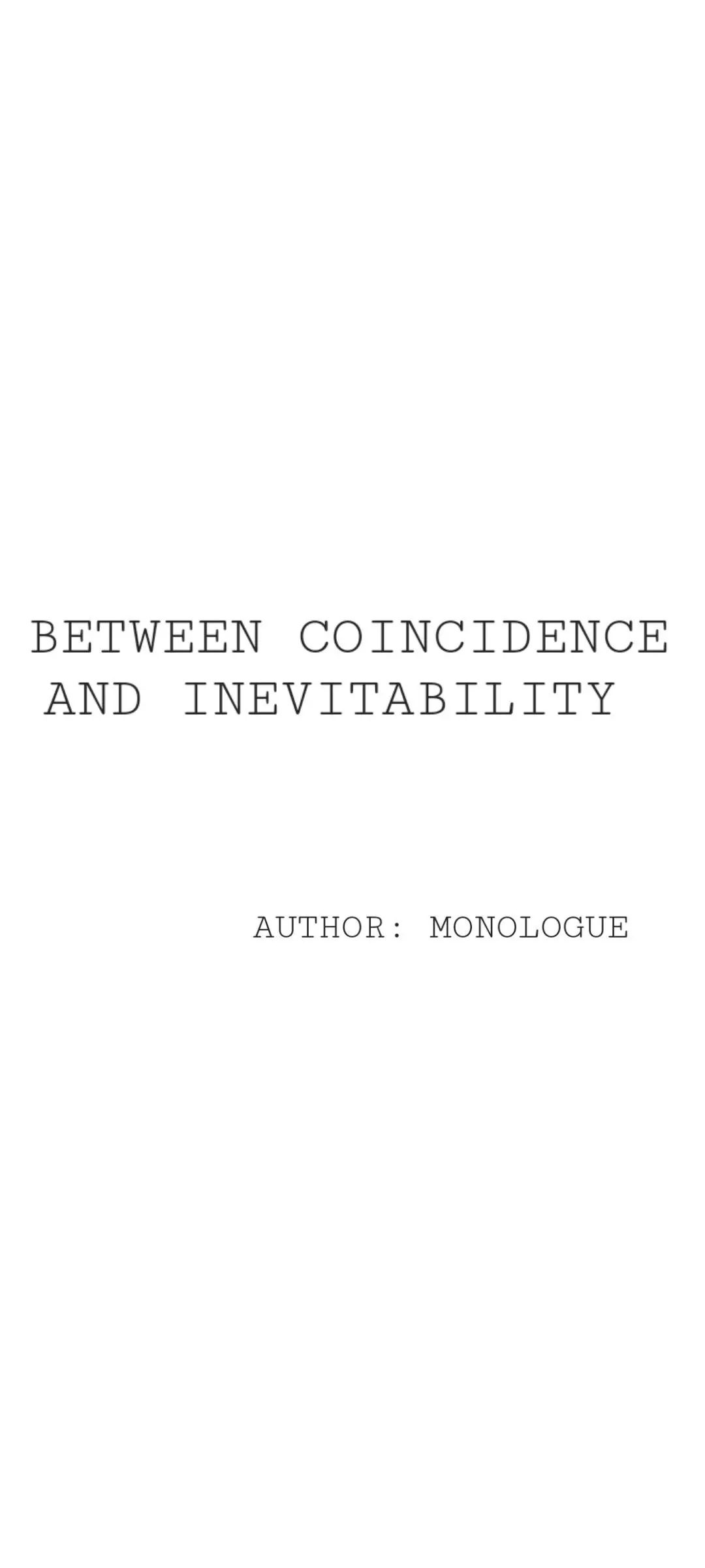 Between Coincidence And Inevitability - 16 page 3-7bf09093