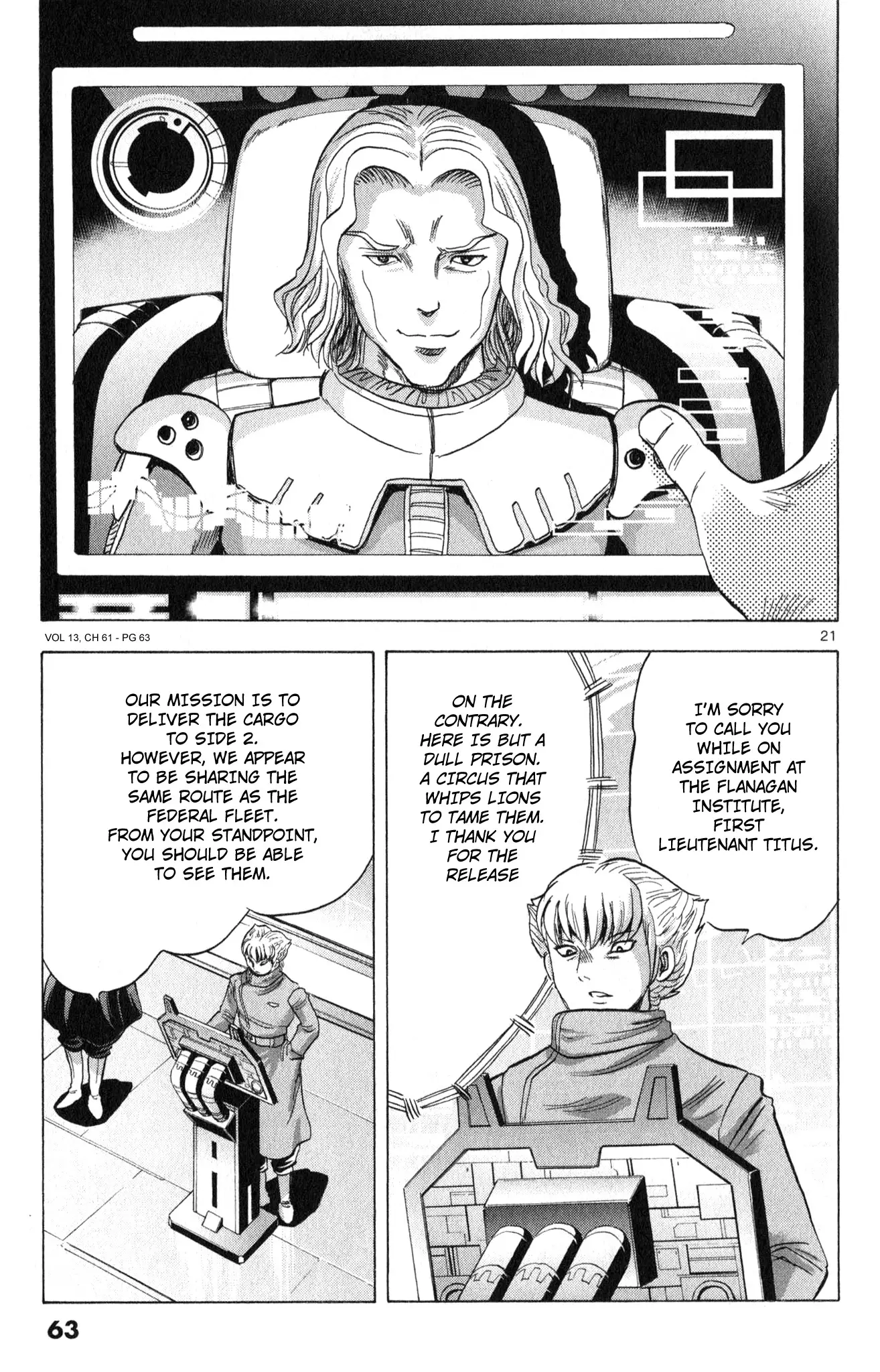 Mobile Suit Gundam Aggressor - 61 page 21-fade6045
