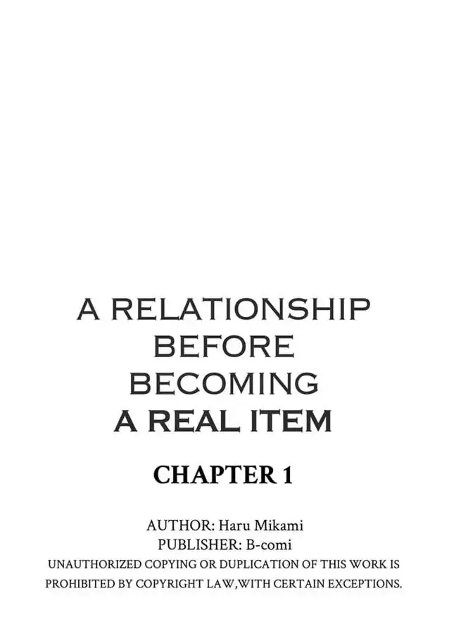 A Relationship Before Becoming A Real Item - 1 page 25-b88df977