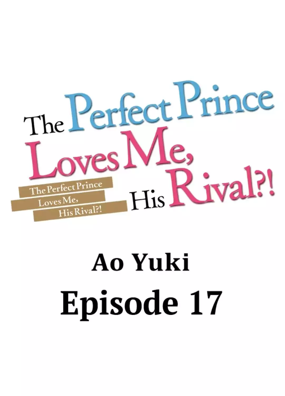 The Perfect Prince Loves Me, His Rival?! - 17 page 1-8e1816ae