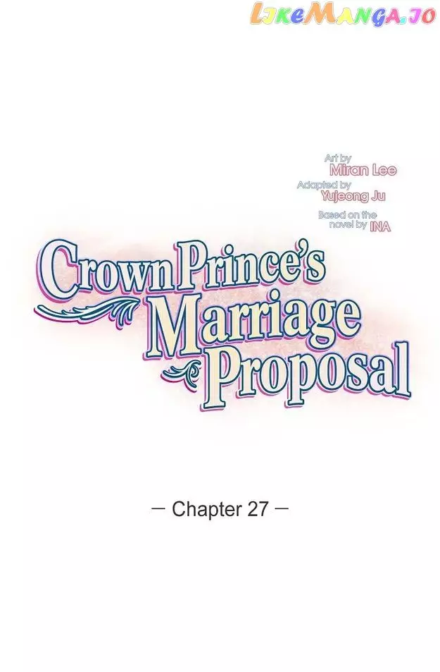 Crown Prince’S Marriage Proposal - 27 page 6-2689ecb7