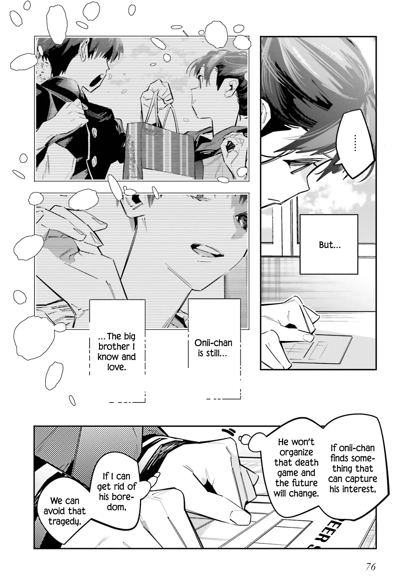 I Reincarnated As The Little Sister Of A Death Game Manga's Murder Mastermind And Failed - 7 page 6-31bcff30