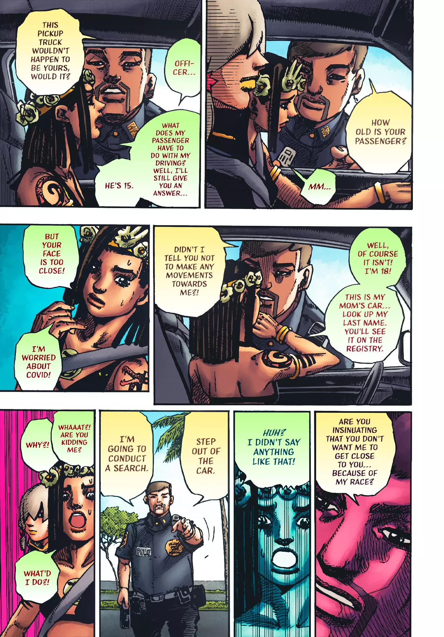Jojo's Bizarre Adventure Part 9 - The Jojolands (Fan-Colored) - 1 page 11-6a64d5f5