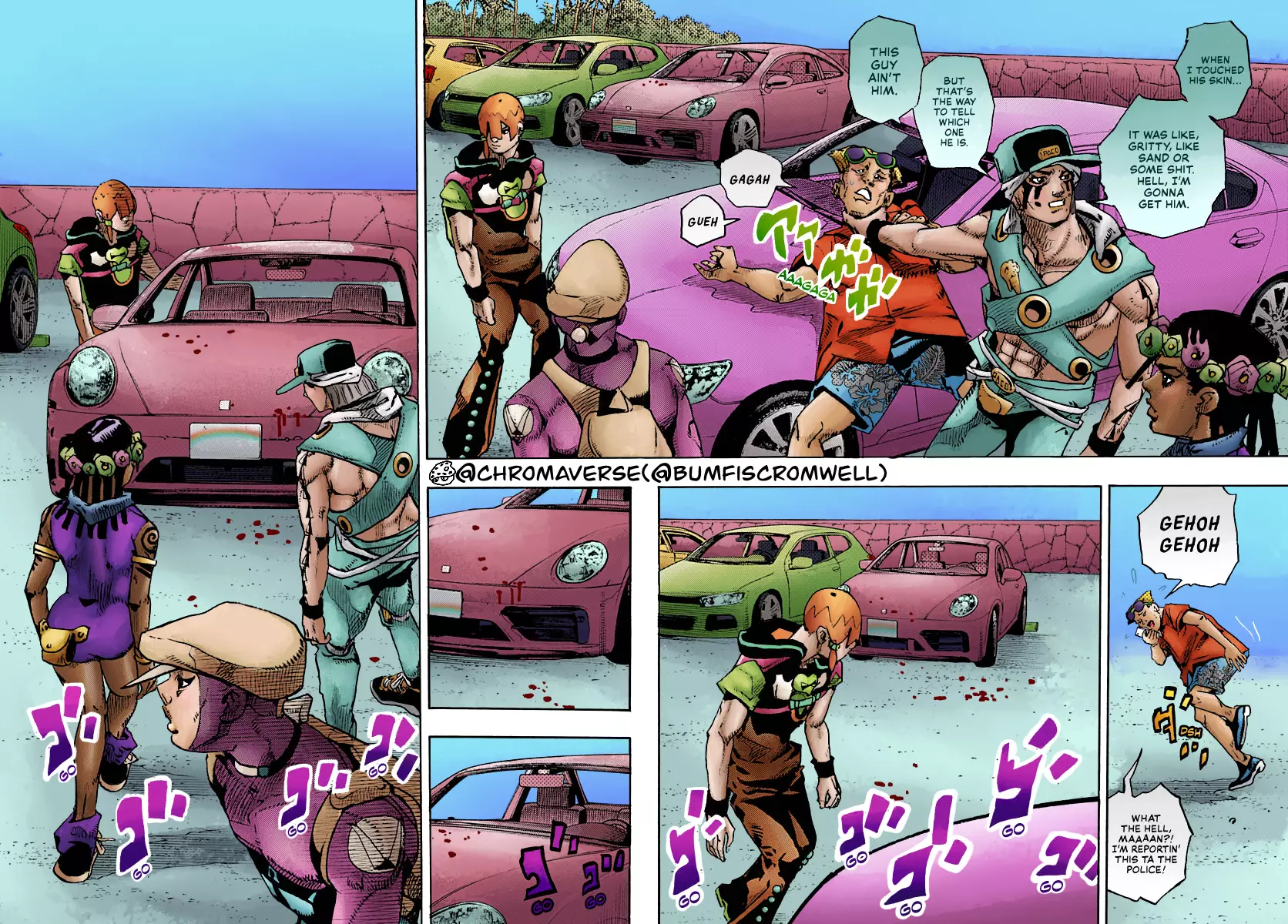 Jojo's Bizarre Adventure Part 9 - The Jojolands (Fan-Colored) - 11 page 10-c874fcac
