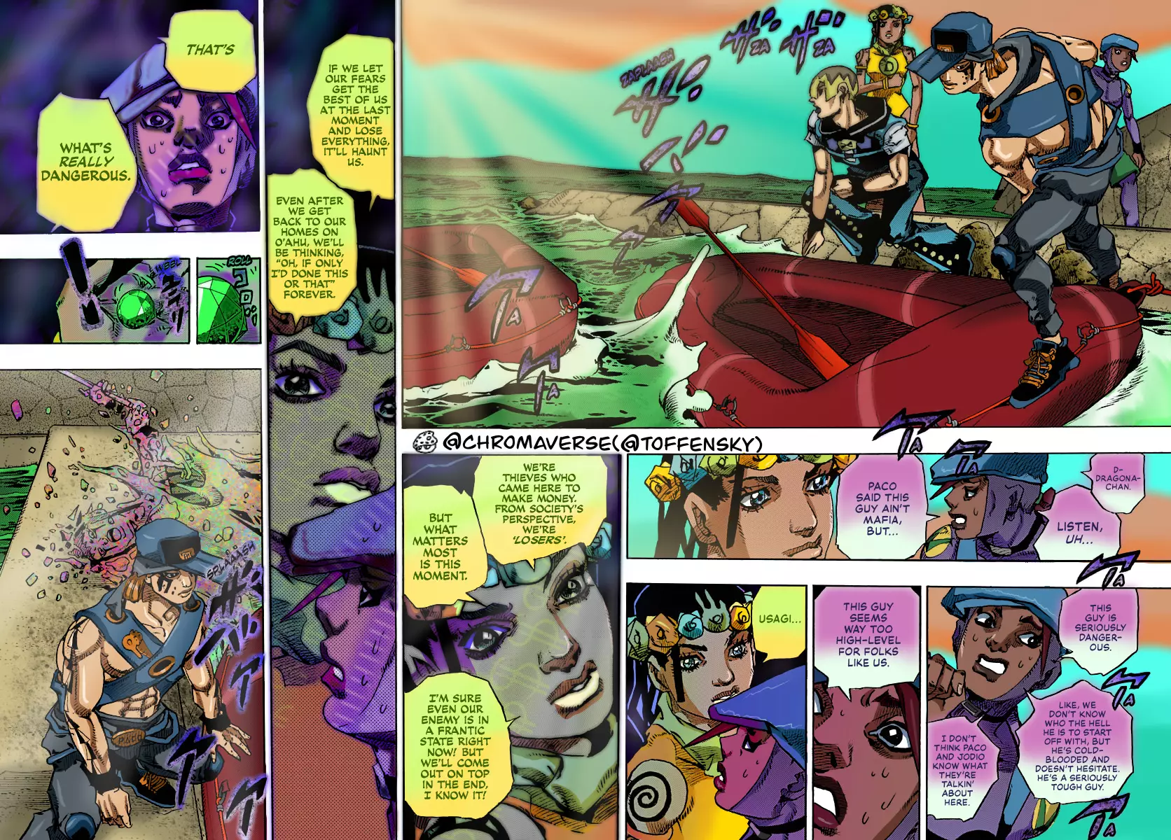 Jojo's Bizarre Adventure Part 9 - The Jojolands (Fan-Colored) - 11 page 26-4b580e5a