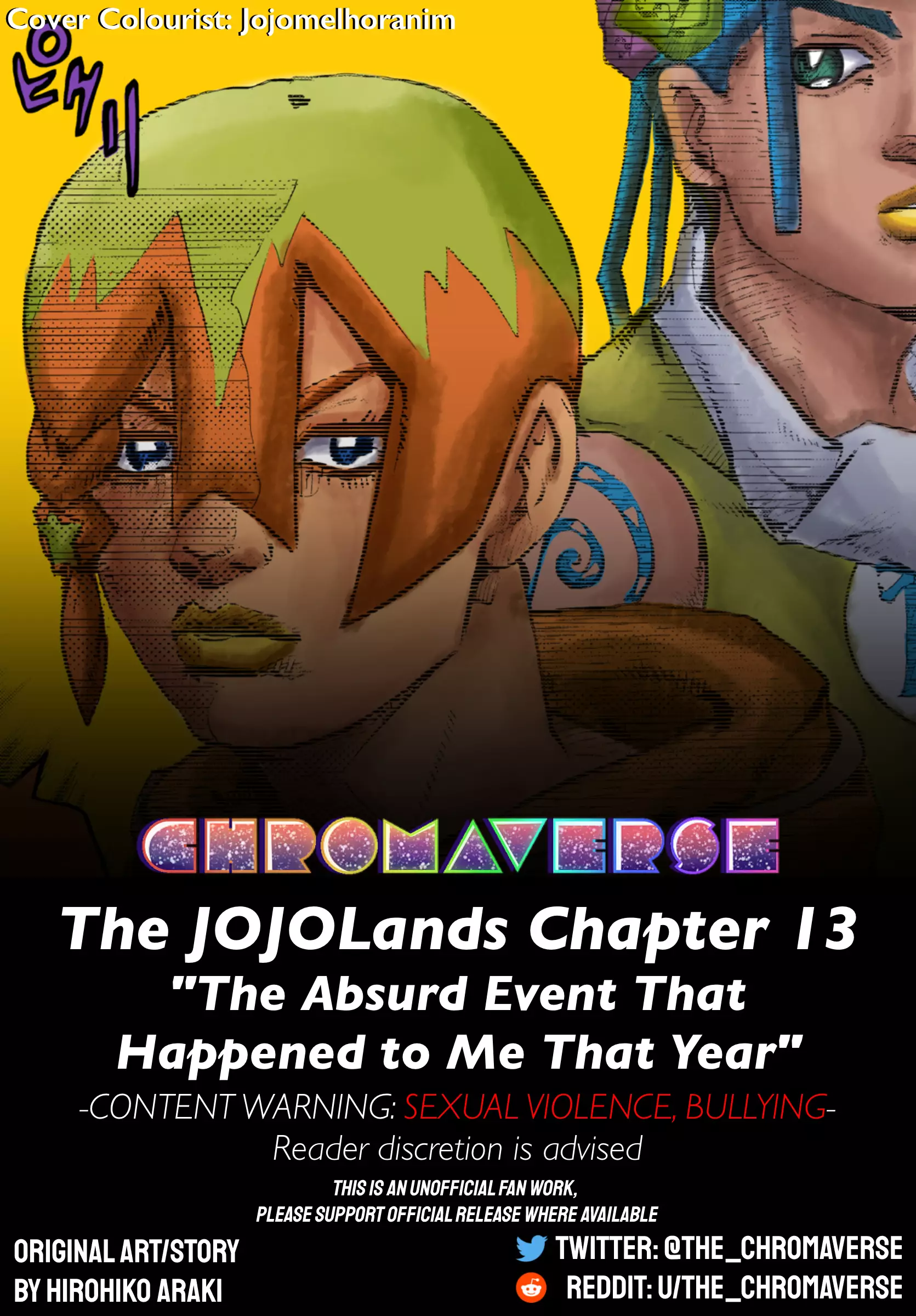 Jojo's Bizarre Adventure Part 9 - The Jojolands (Fan-Colored) - 13 page 1-91fa30b9