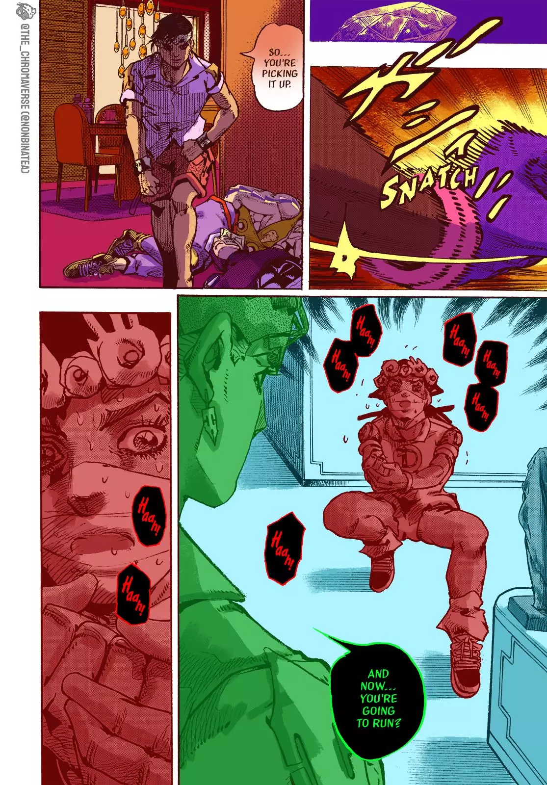 Jojo's Bizarre Adventure Part 9 - The Jojolands (Fan-Colored) - 5 page 6-5e432379