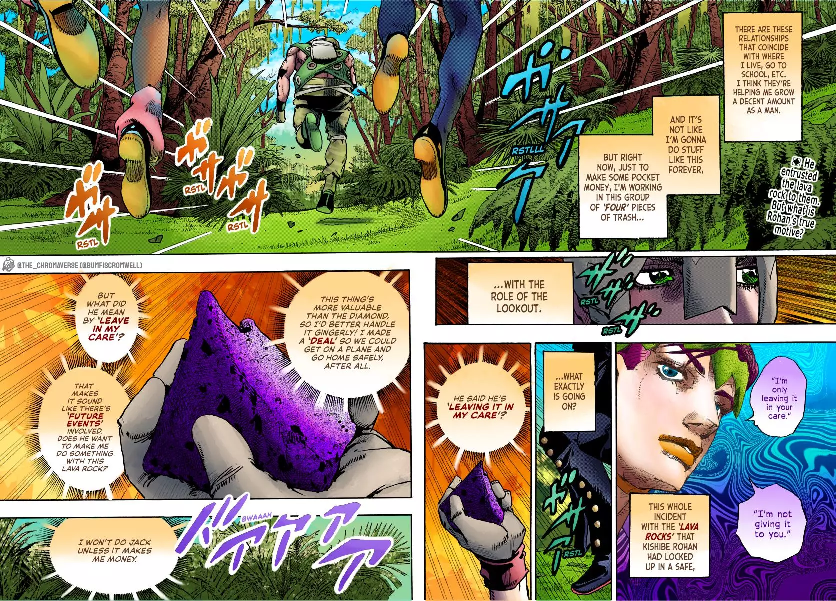 Jojo's Bizarre Adventure Part 9 - The Jojolands (Fan-Colored) - 6 page 3-6f420a39