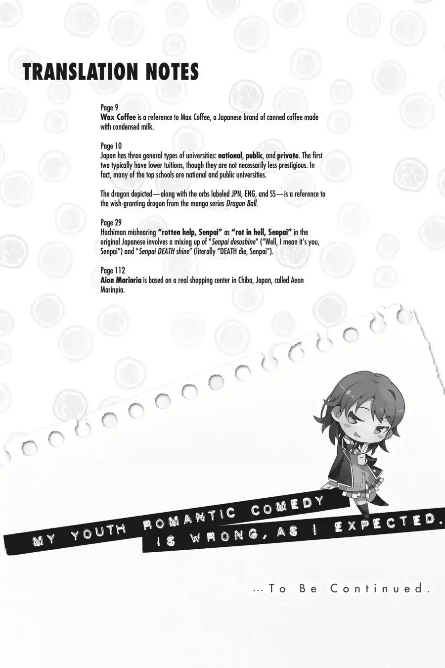 Yahari Ore No Seishun Rabukome Wa Machigatte Iru. @ Comic - 81.5 page 6-a216f407