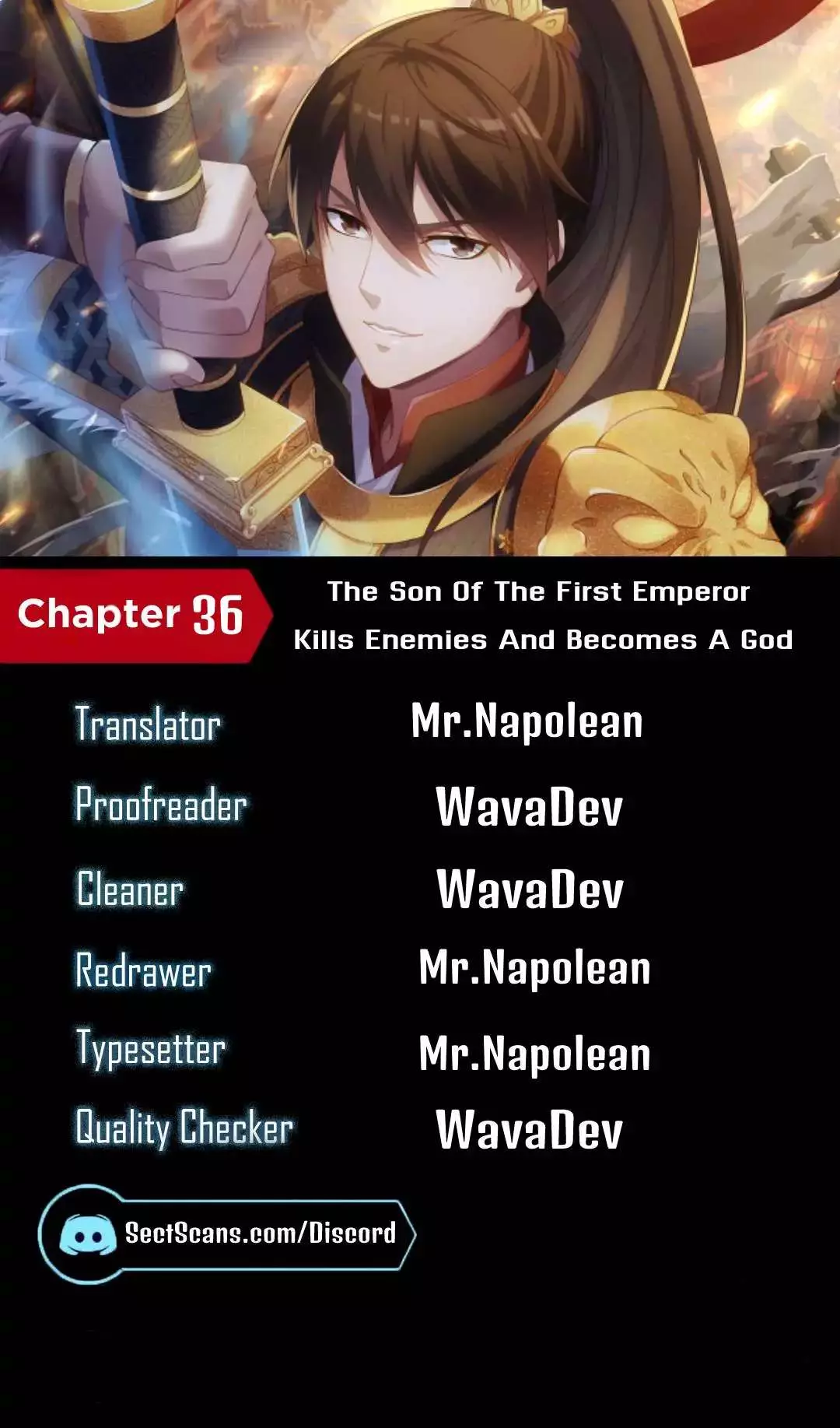 The Son Of The First Emperor Kills Enemies And Becomes A God - 36 page 1-f80f39a4
