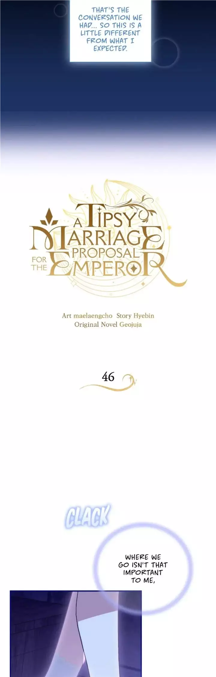 A Tipsy Marriage Proposal For The Emperor - 46 page 4-cde18298
