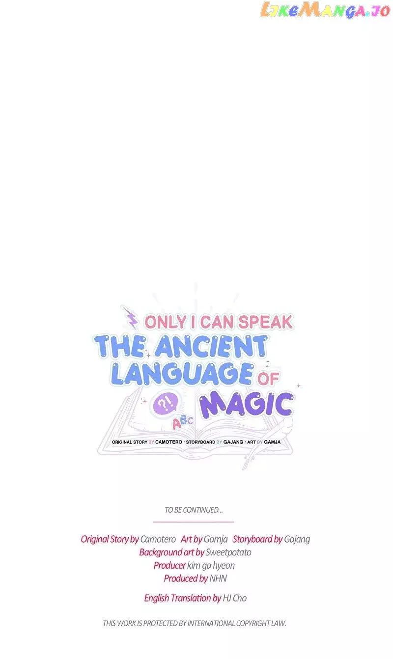 Only I Can Speak The Ancient Language Of Magic - 32 page 61-e71bd4d8