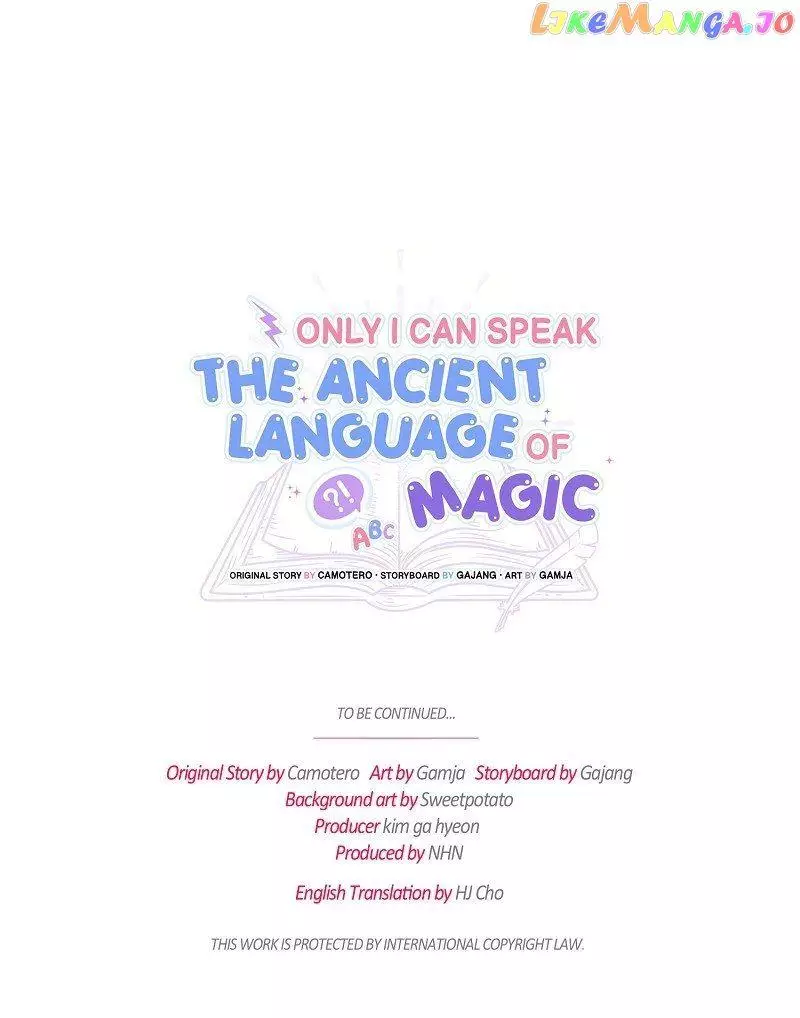 Only I Can Speak The Ancient Language Of Magic - 37 page 63-9a8959f1