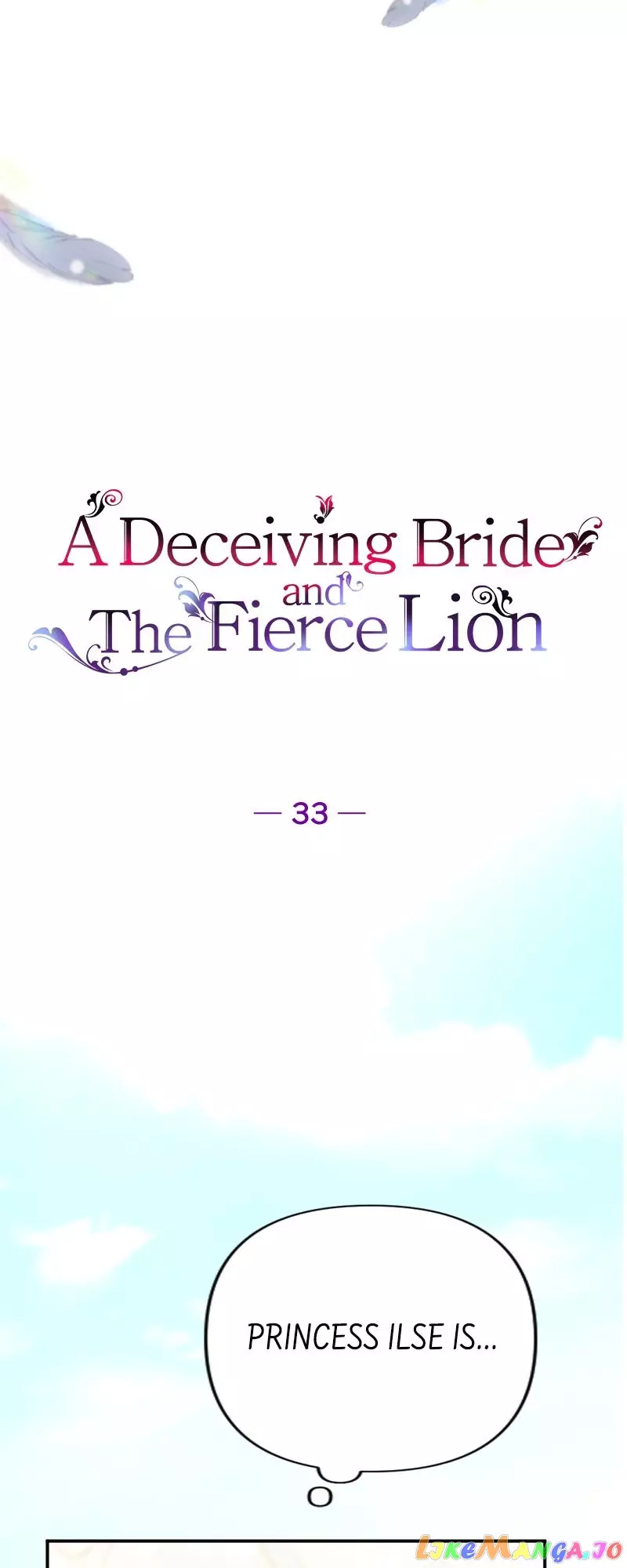 A Deceiving Bride And The Fierce Lion - 33 page 5-76d7ae8b