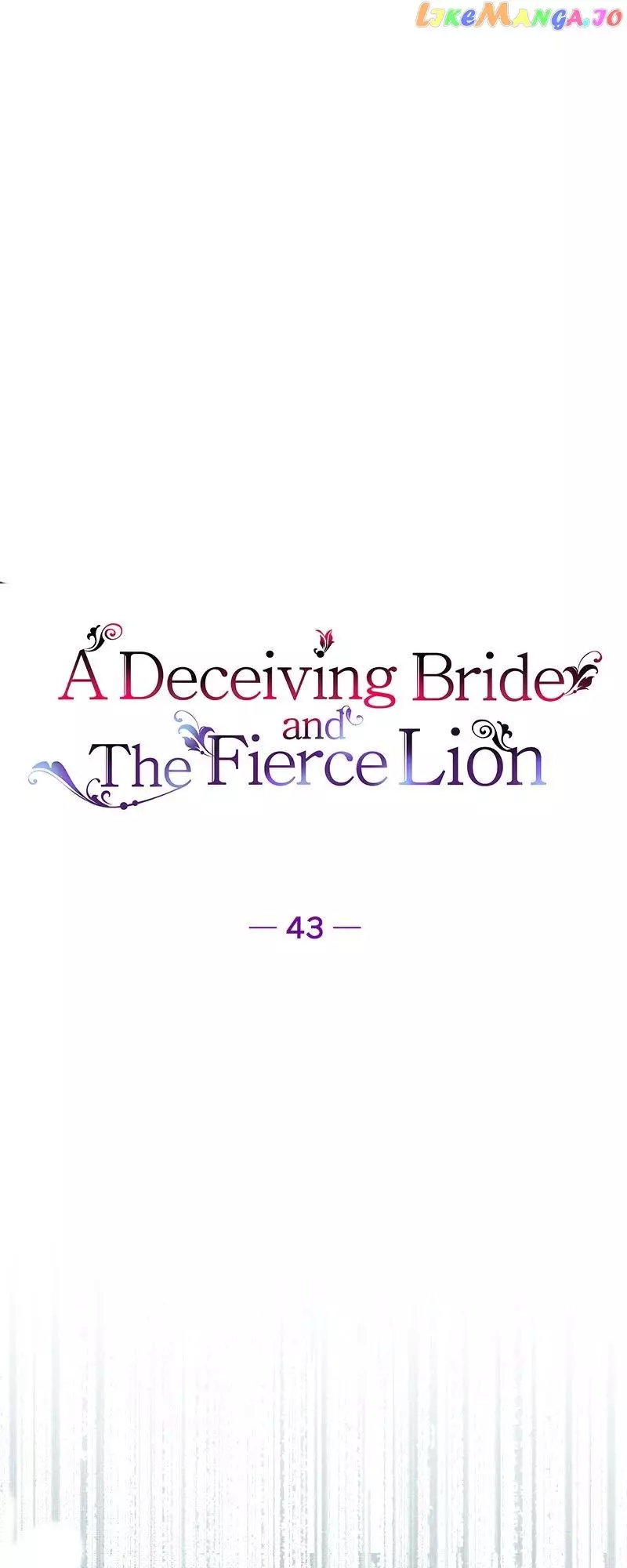 A Deceiving Bride And The Fierce Lion - 43 page 6-bac8449c