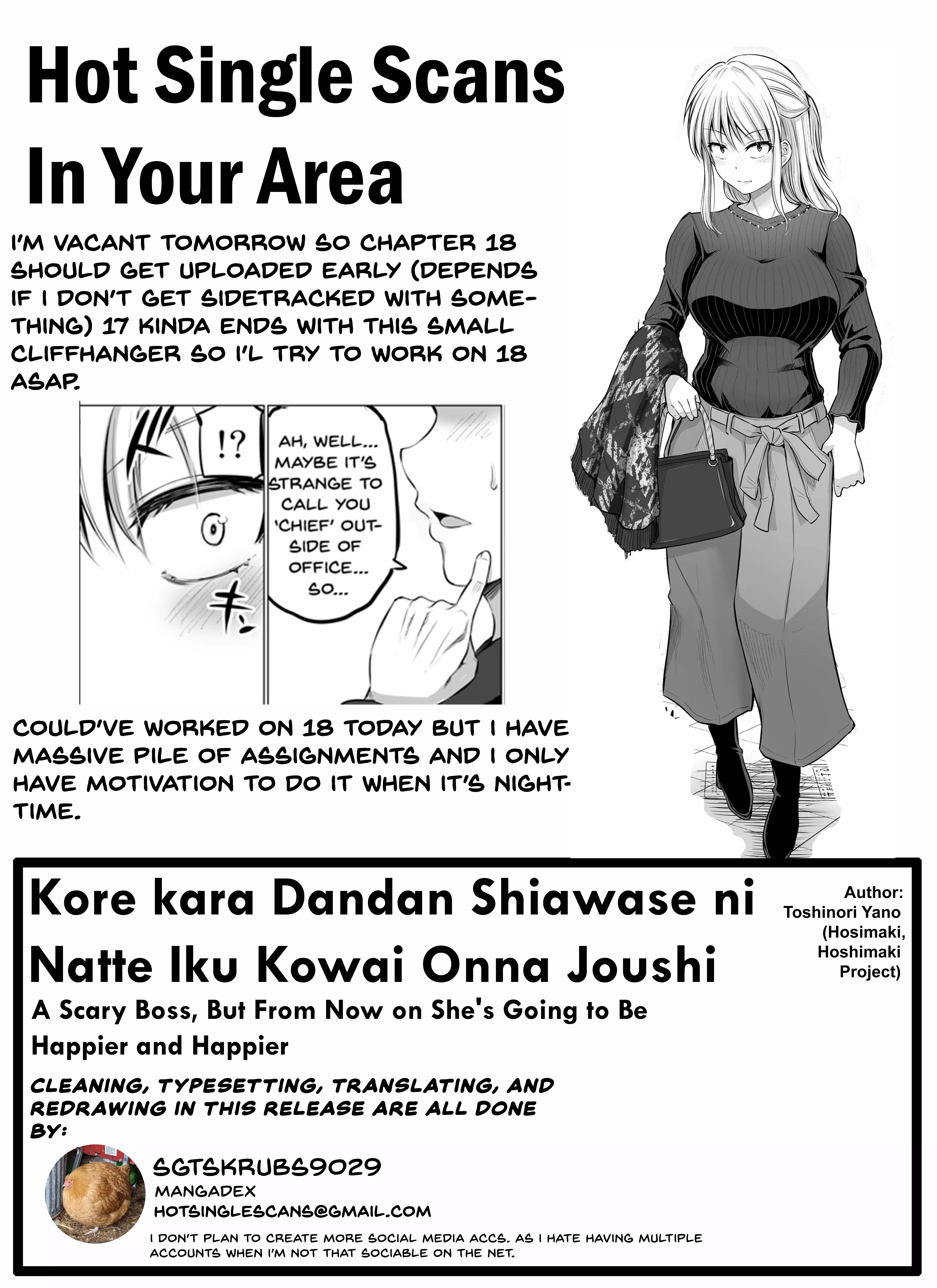 Kore Kara Dandan Shiawase Ni Natte Iku Kowai Onna Joushi - 17 page 3-663c587e