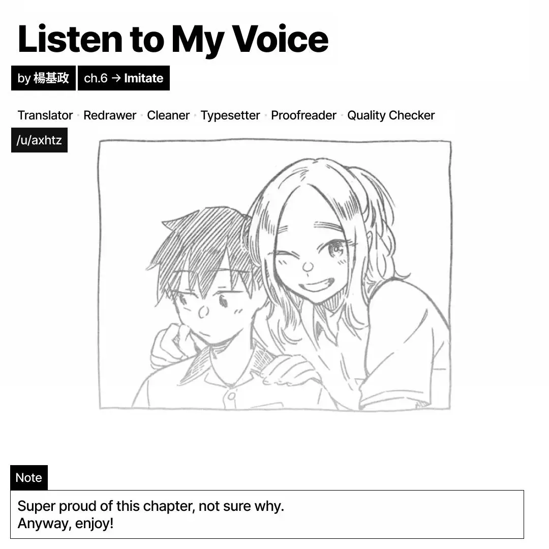 Listen To My Voice!! - 6 page 16-17e5ef37
