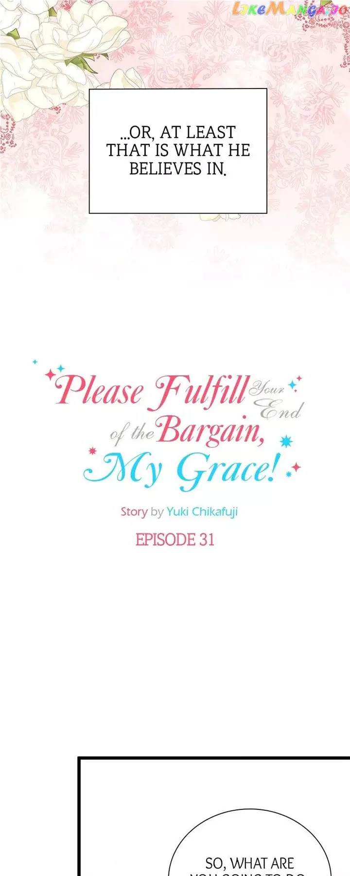 Please Fulfill Your End Of The Bargain, My Grace! - 31 page 7-19fcc894