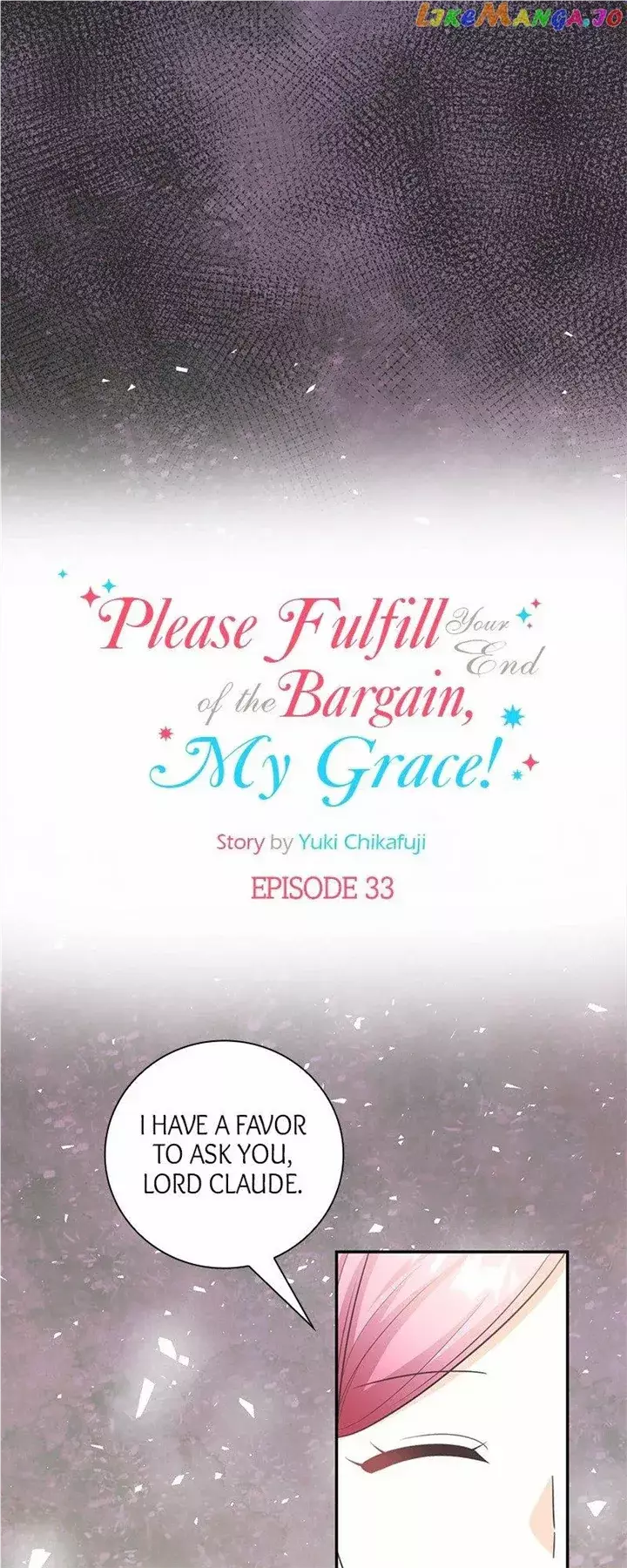 Please Fulfill Your End Of The Bargain, My Grace! - 33 page 5-6dd5e946