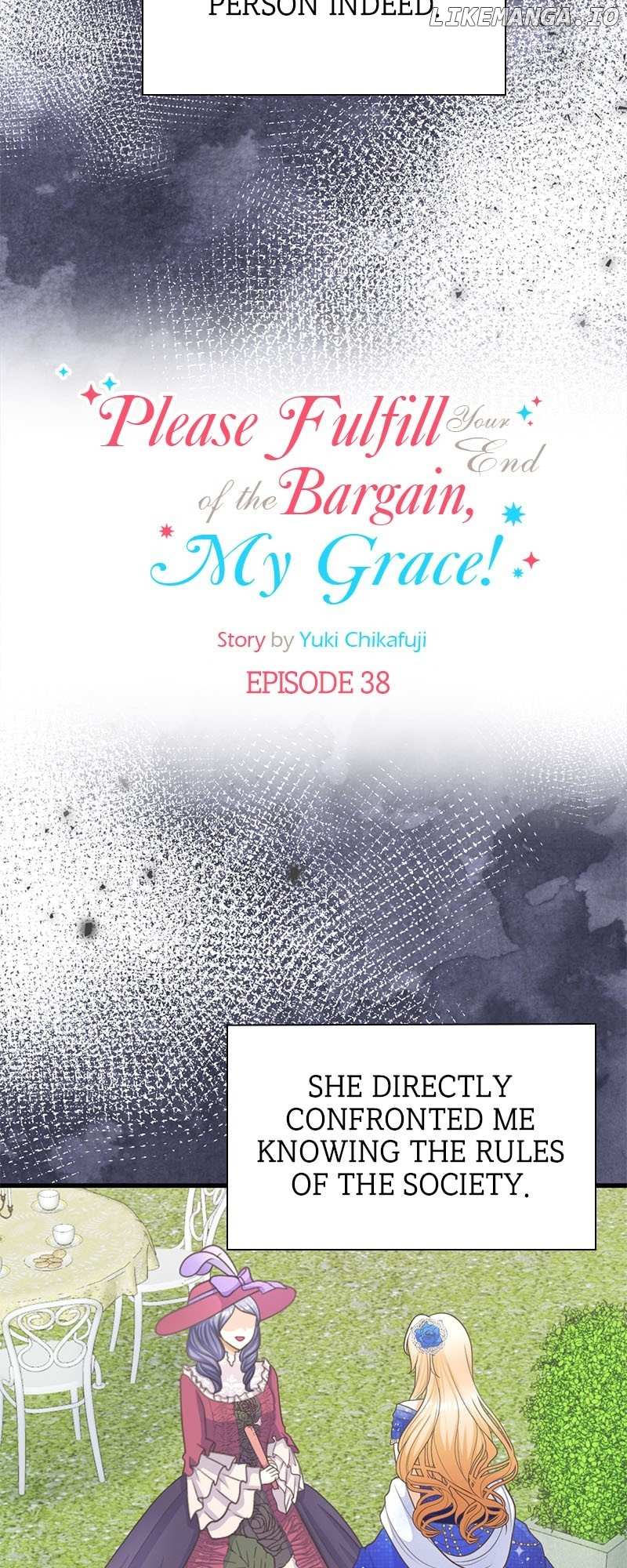 Please Fulfill Your End Of The Bargain, My Grace! - 38 page 4-a3594501