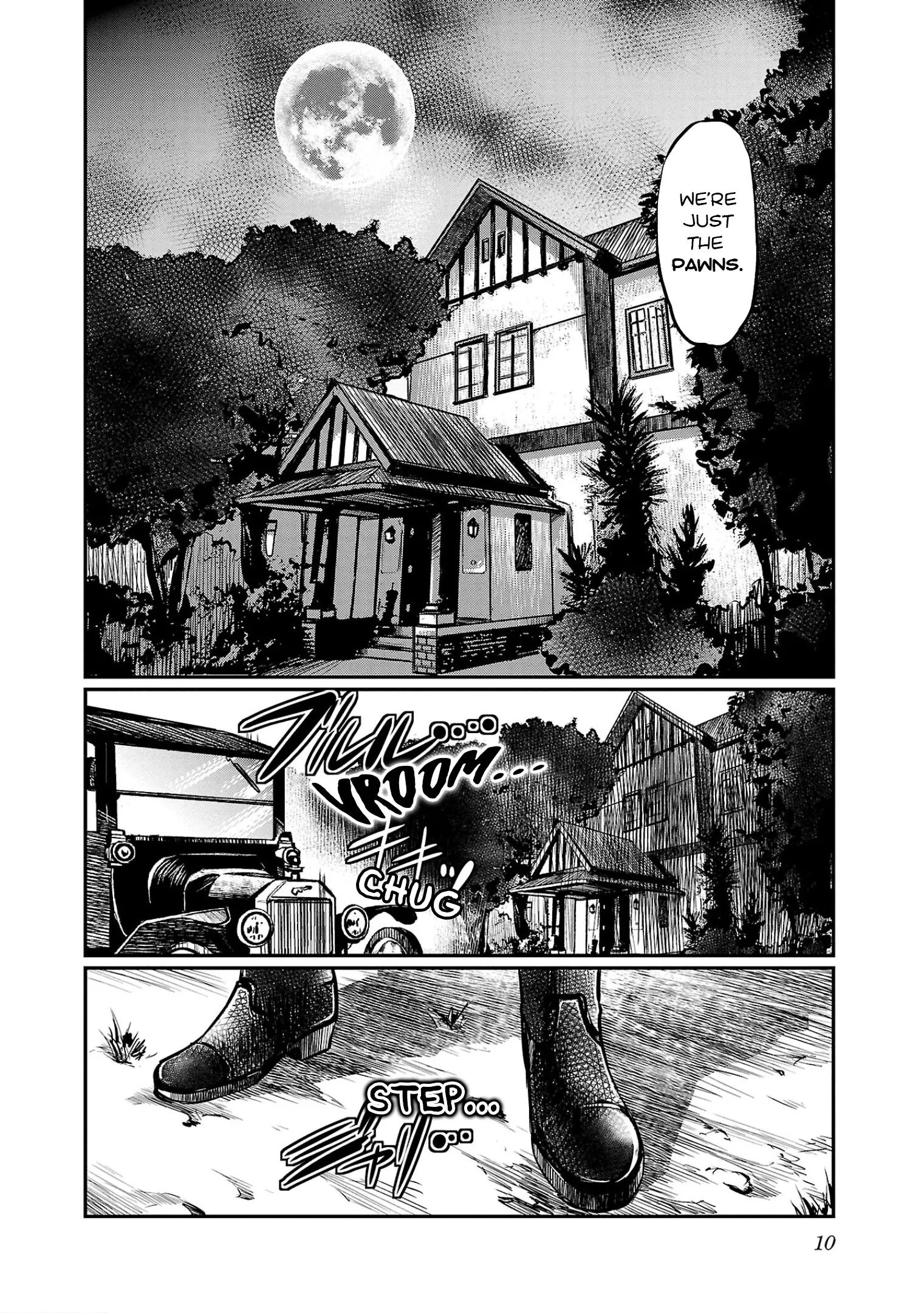 Golden Bat - A Mysterious Story Of The Taisho Era's Skull - 1 page 10-9d651bd9